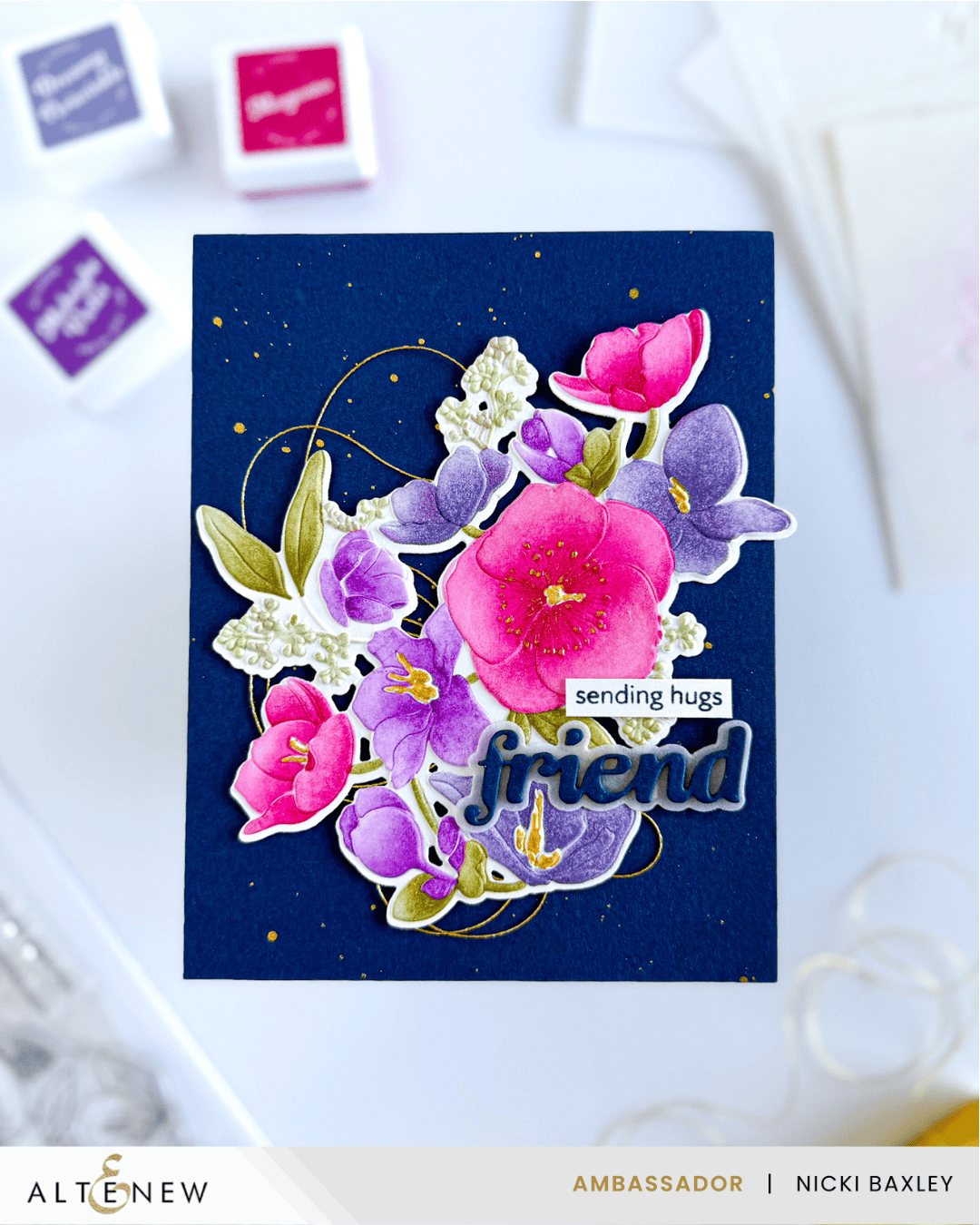 Hellebore Haven 3D Embossing Folder