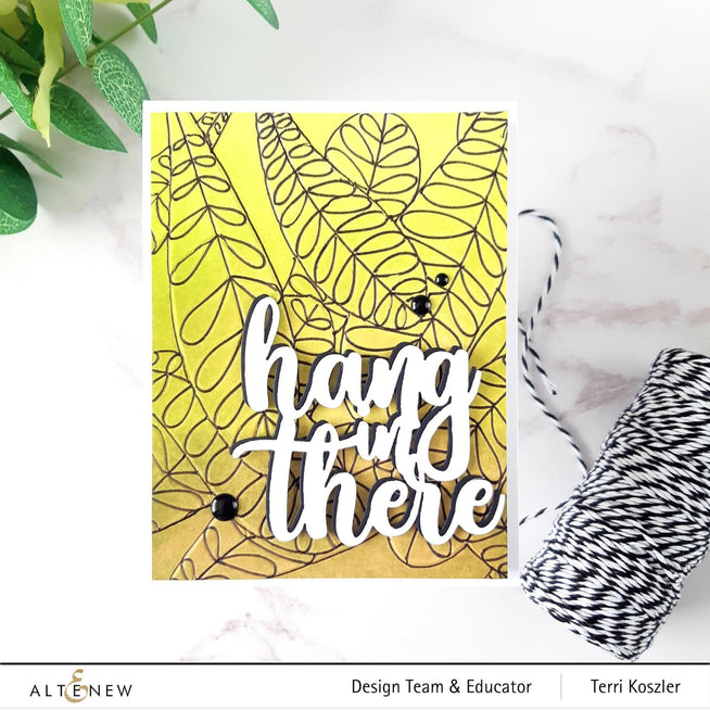 Part A-Glitz Art Craft Co.,LTD Embossing Folder Jungle Leaves 3D Embossing Folder