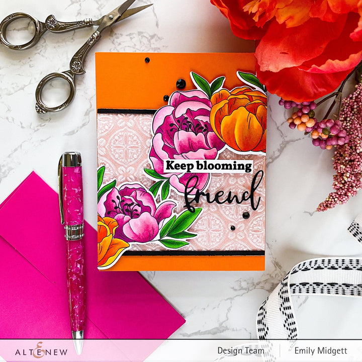 Part A-Glitz Art Craft Co.,LTD Embossing Folder Luxurious Motifs 3D Embossing Folder
