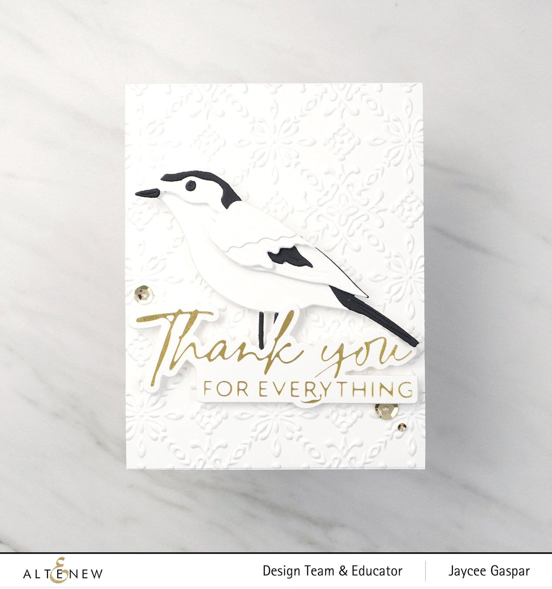 Part A-Glitz Art Craft Co.,LTD Embossing Folder Moroccan Tile 3D Embossing Folder
