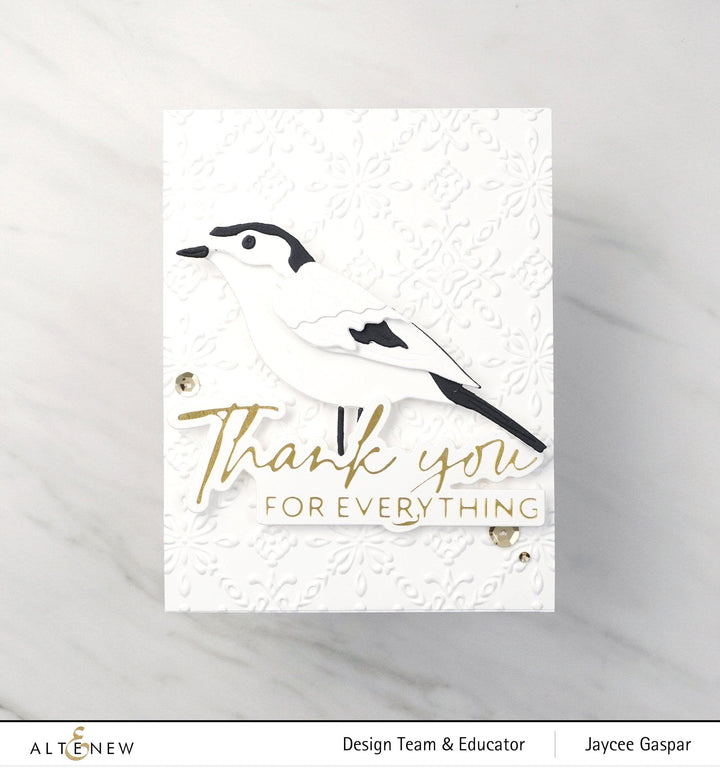 Part A-Glitz Art Craft Co.,LTD Embossing Folder Moroccan Tile 3D Embossing Folder