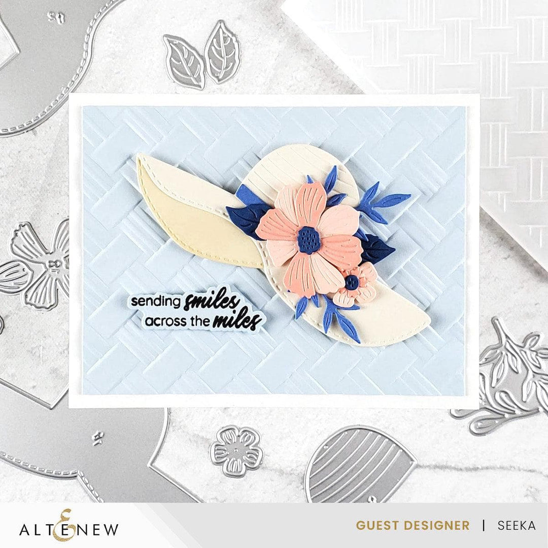Natural Wicker Pattern 3D Embossing Folder