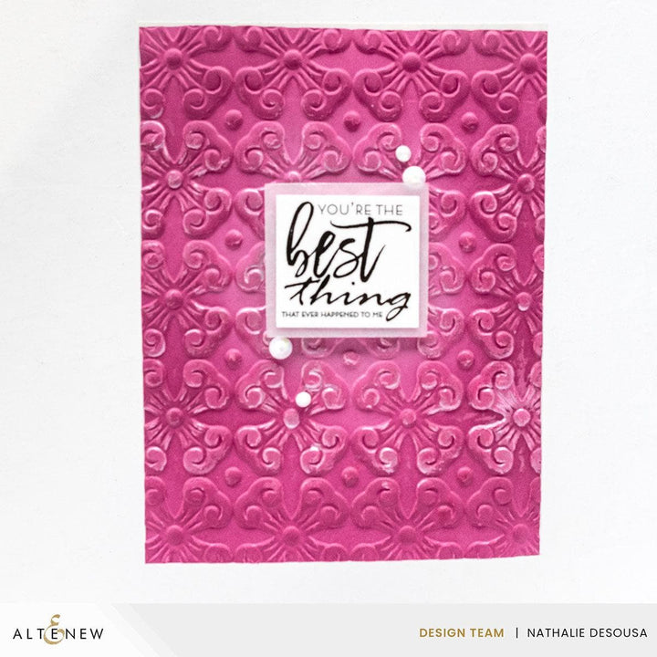 Ornate Emblems 3D Embossing Folder