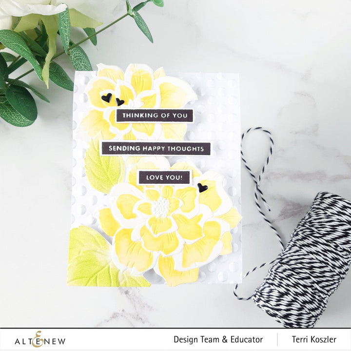 Part A-Glitz Art Craft Co.,LTD Embossing Folder Playful Circles 3D Embossing Folder