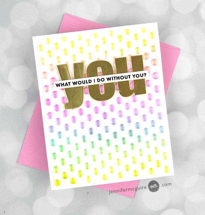 Part A-Glitz Art Craft Co.,LTD Embossing Folder Playful Circles 3D Embossing Folder
