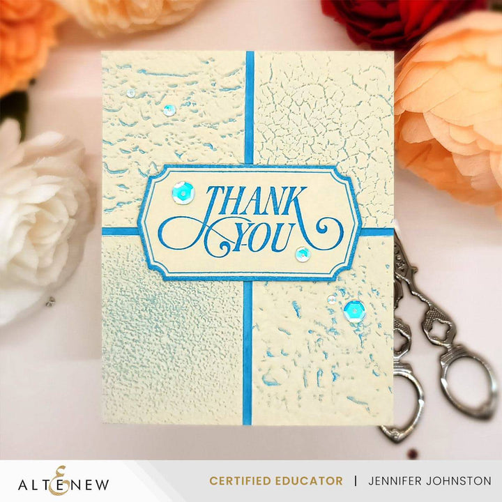 Textured Blocks 3D Embossing Folder