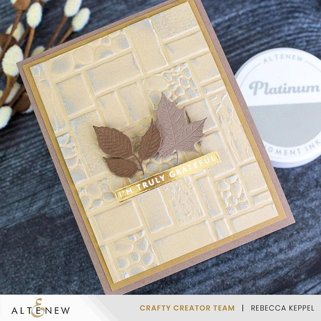 Textured Tiles 3D Embossing Folder