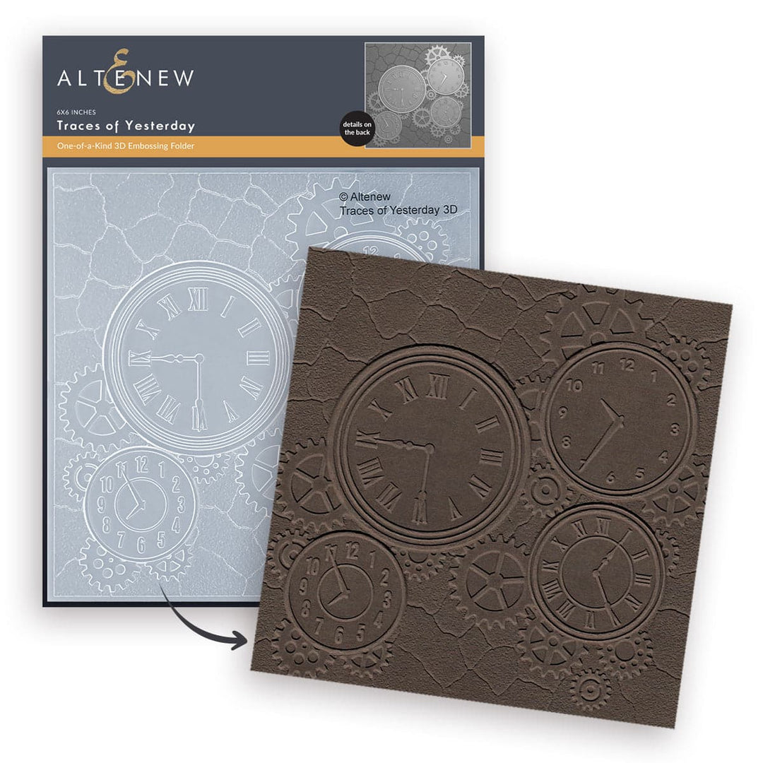 Traces of Yesterday 3D Embossing Folder