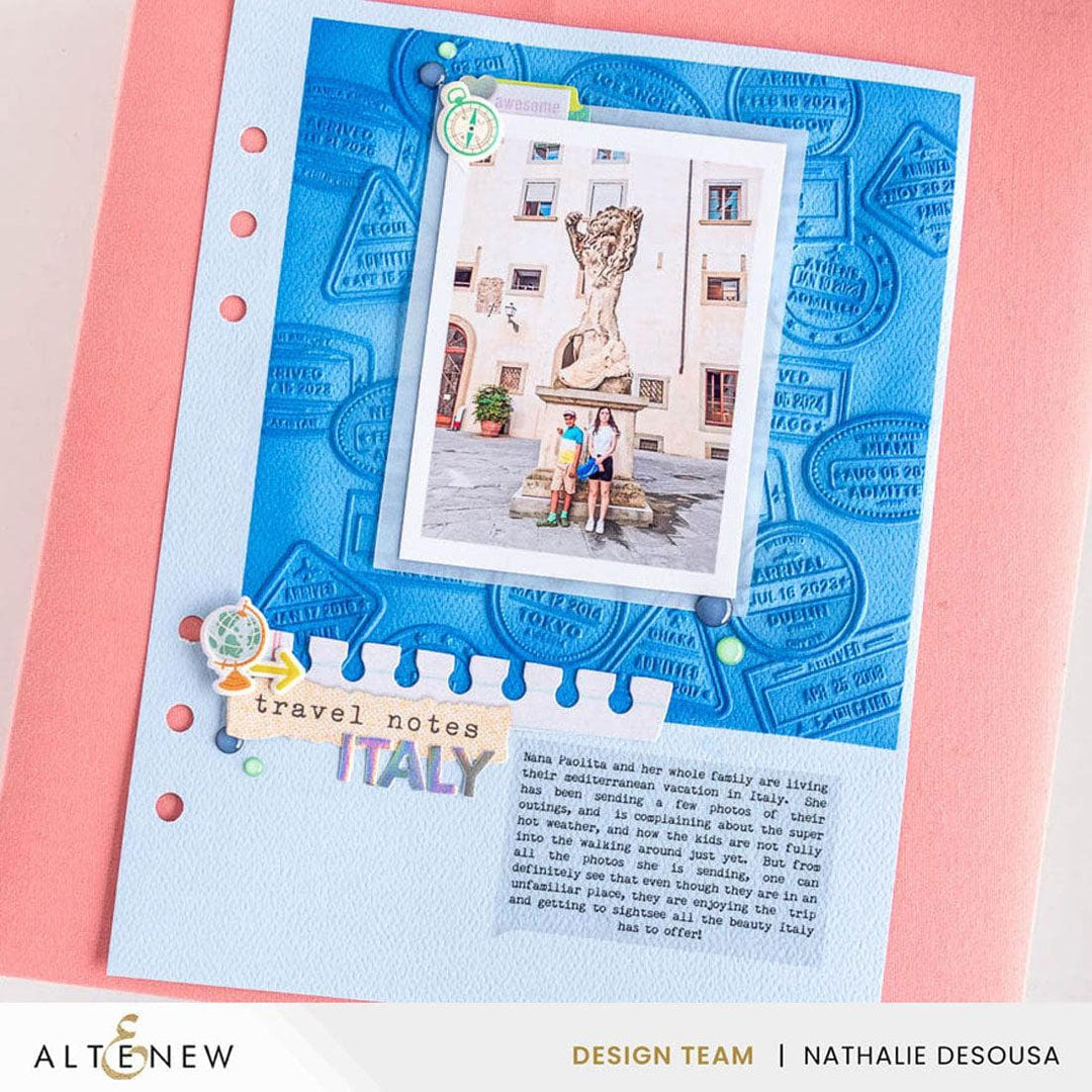 Wanderlust 3D Embossing Folder