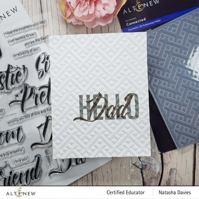Part A-Glitz Art Craft Co.,LTD Embossing Folder Connected 3D Embossing Folder