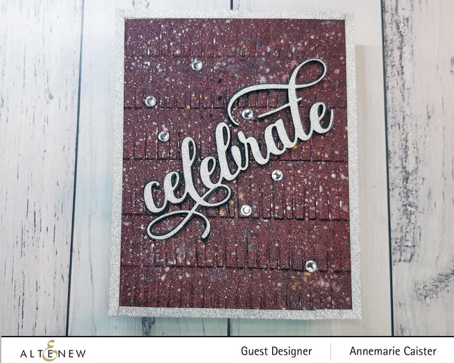 Part A-Glitz Art Craft Co.,LTD Embossing Folder Fringe 3D Embossing Folder