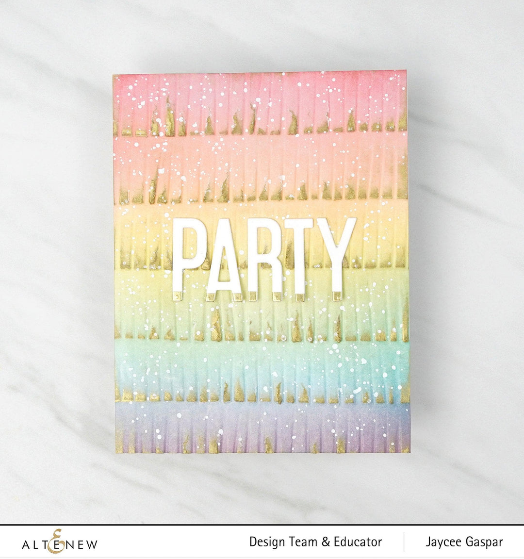 Part A-Glitz Art Craft Co.,LTD Embossing Folder Fringe 3D Embossing Folder