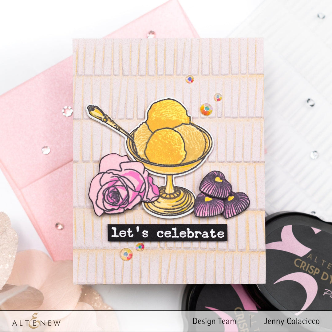 Part A-Glitz Art Craft Co.,LTD Embossing Folder Fringe 3D Embossing Folder