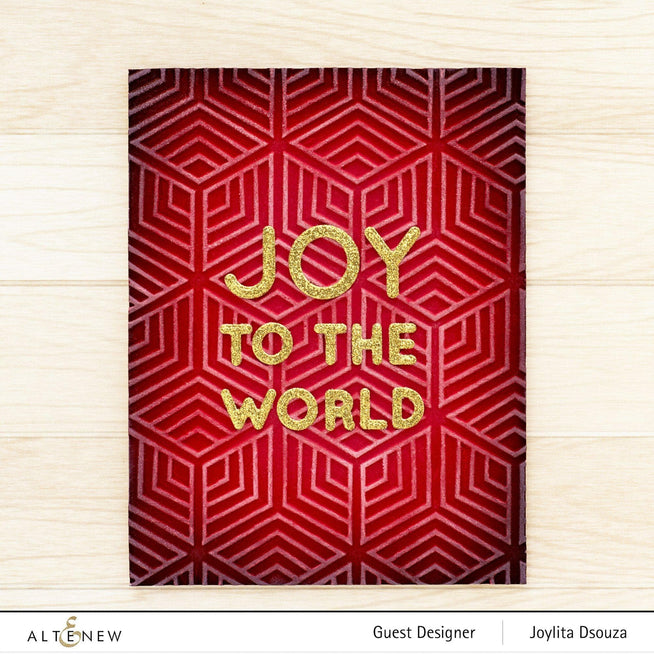 Part A-Glitz Art Craft Co.,LTD Embossing Folder Geo Diamonds 3D Embossing Folder