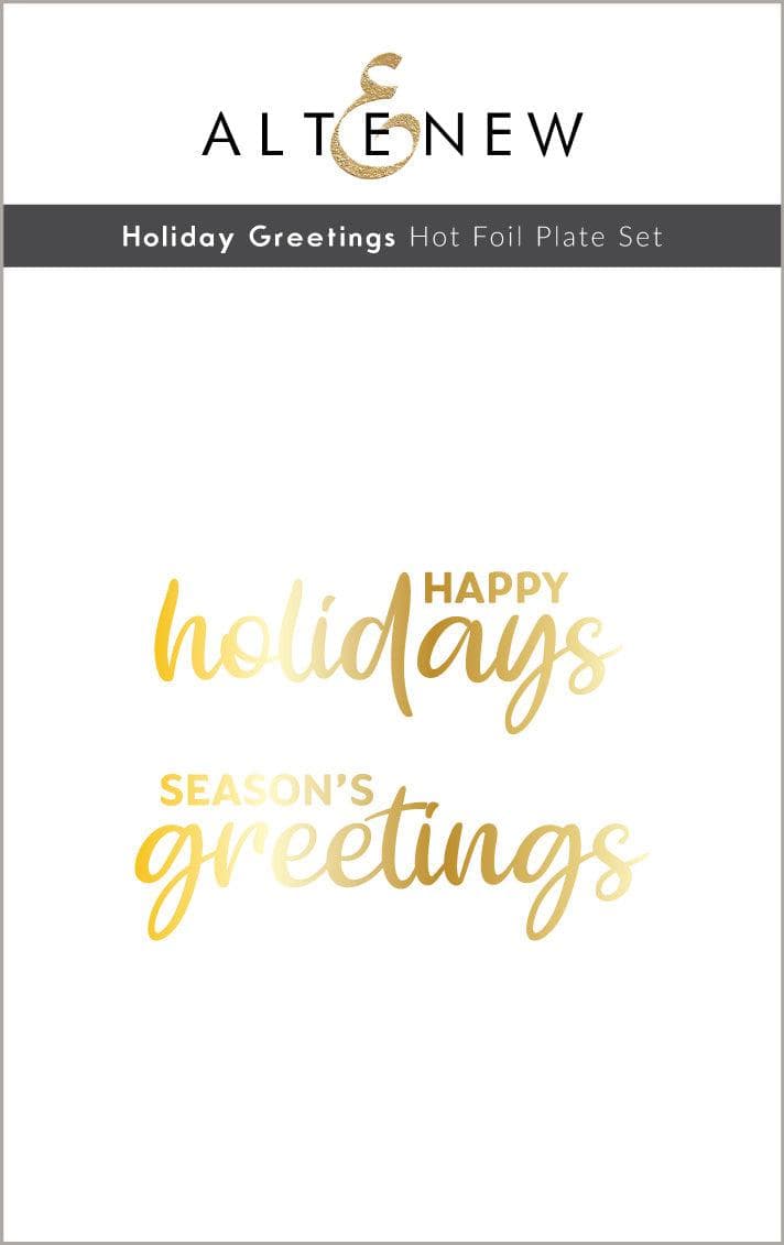 Altenew Hot Foil Plate & Die Bundle Holiday Greetings Complete Bundle