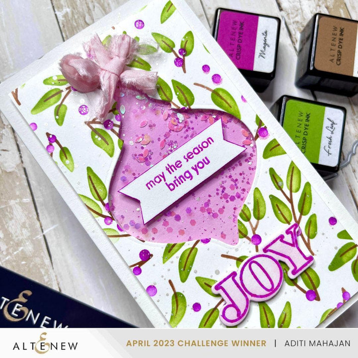 Altenew Hot Foil Plate & Die Bundle Jolly Ornaments