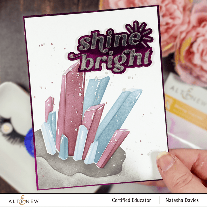 Altenew Hot Foil Plate & Die Bundle Sunshine Greeting