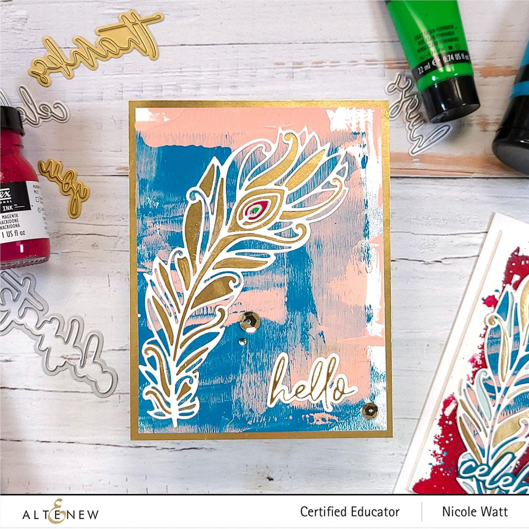 Altenew Hot Foil Plate & Die Bundle Sweet Sentiments Hot Foil Plate & Die Bundle