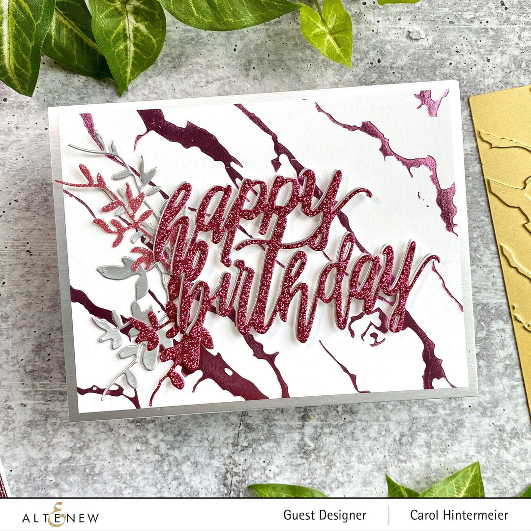 Part A-Glitz Art Craft Co.,LTD Hot Foil Plate Exquisite Marble Hot Foil Plate