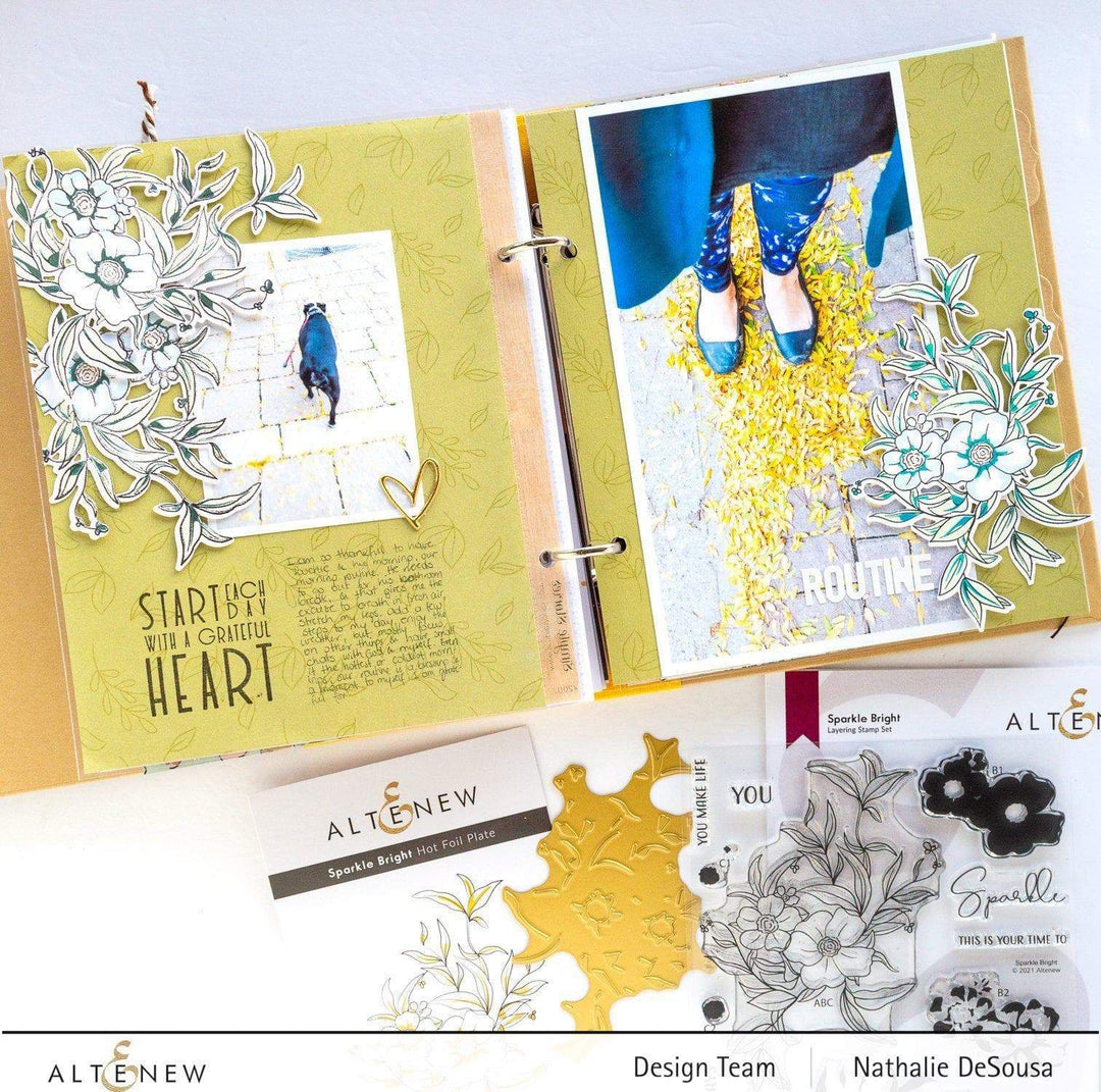 Part A-Glitz Art Craft Co.,LTD Hot Foil Plate Sparkle Bright Hot Foil Plate