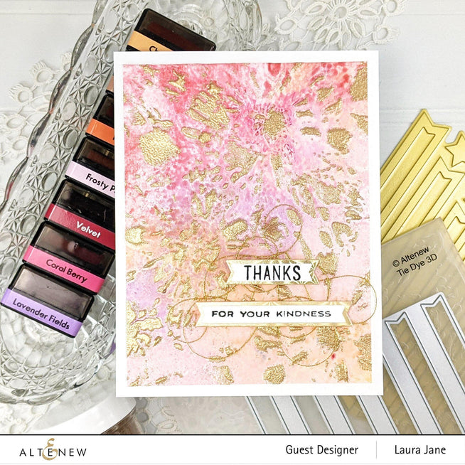 Altenew Hot Foil Plate & Stencil Bundle Sentiment Banners Hot Foil Plate & Cover Die Bundle