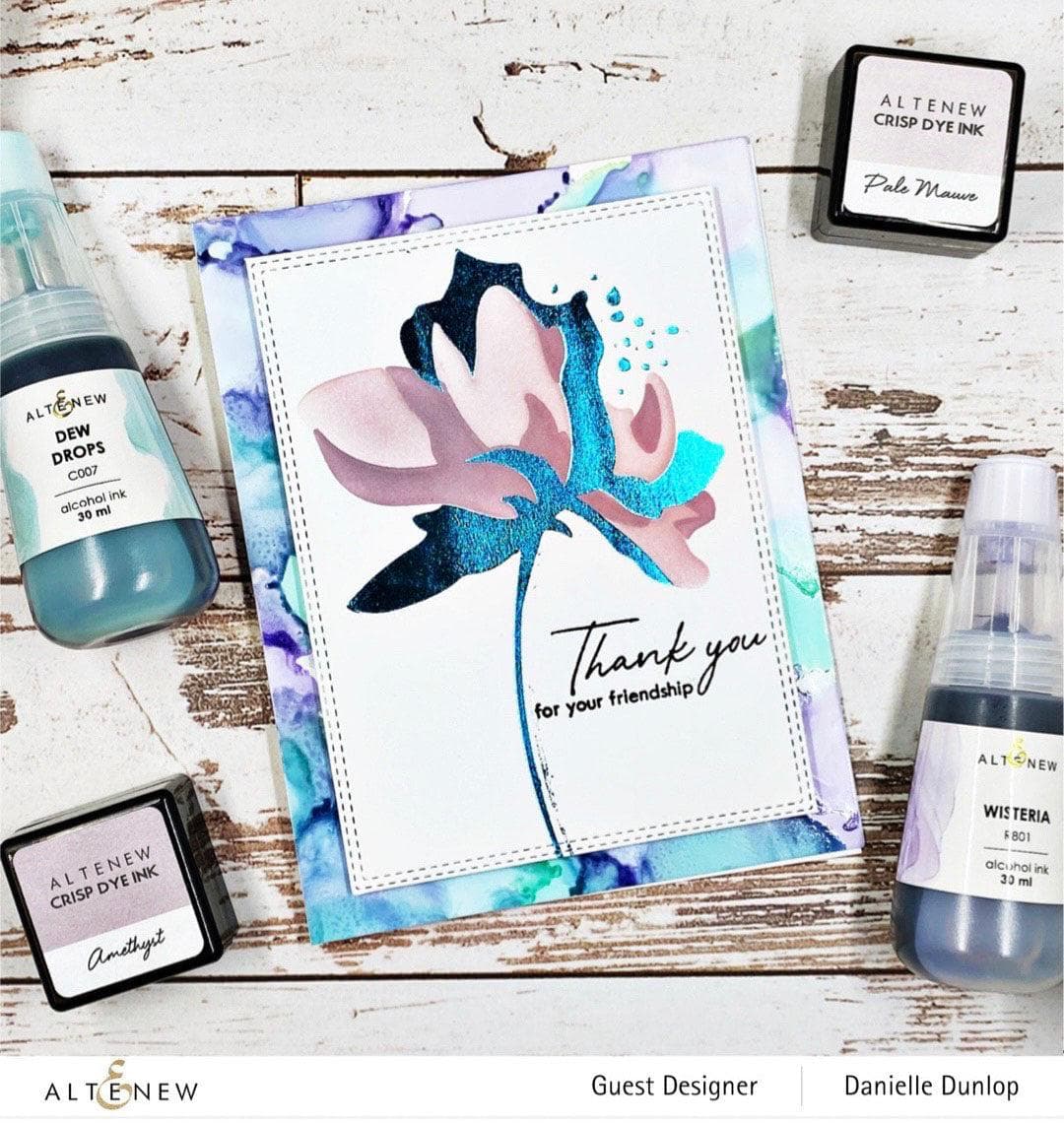 Altenew Hot Foil Plate & Stencil Bundle Whimsical Peony Hot Foil Plate & Stencil Bundle