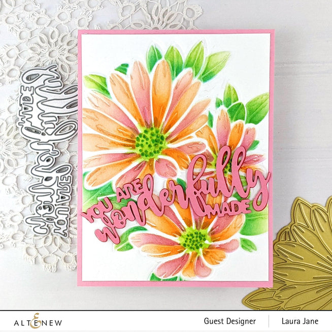 Part A-Glitz Art Craft Co.,LTD Hot Foil Plate Vibrant Florals Hot Foil Plate