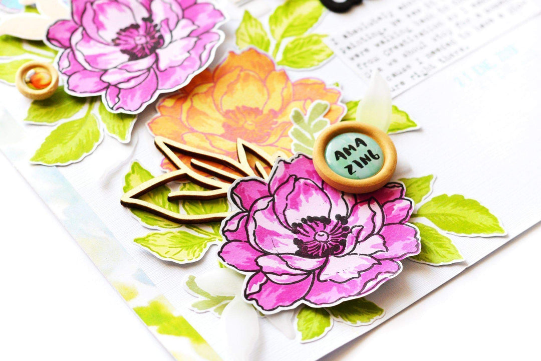 Altenew Ink Bundle Spring Bouquet Crisp Dye Ink Oval Set