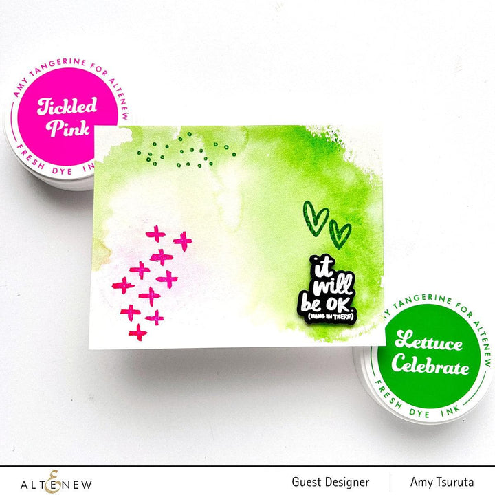 Altenew Ink Bundle Summer Sunrise & Ocean Dreams Fresh Dye Ink 6 Mini Cube Set Bundle
