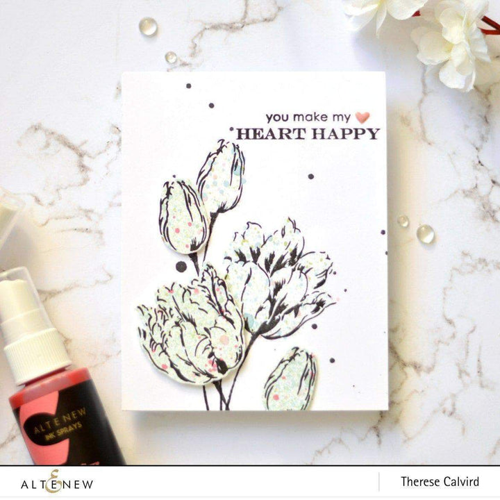 Stewart Superior Ink Spray Coral Berry Metallic Shimmer Ink Spray