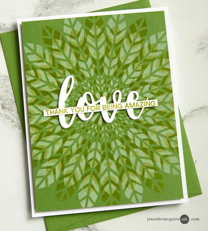 Altenew Ink Spray & Stencil Bundle Leaf Burst Stencil & Ink Spray Bundle
