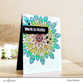 Altenew Ink Spray & Stencil Bundle Leaf Burst Stencil & Ink Spray Bundle