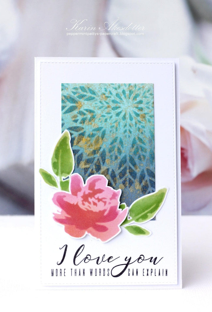Altenew Ink Spray & Stencil Bundle Leaf Burst Stencil & Ink Spray Bundle
