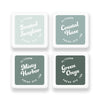 Coastal Mist Fresh Dye Ink Mini Cube Set