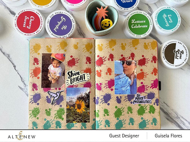 Stewart Superior Inks Summer Sunrise Fresh Dye Ink 6 Mini Cube Set