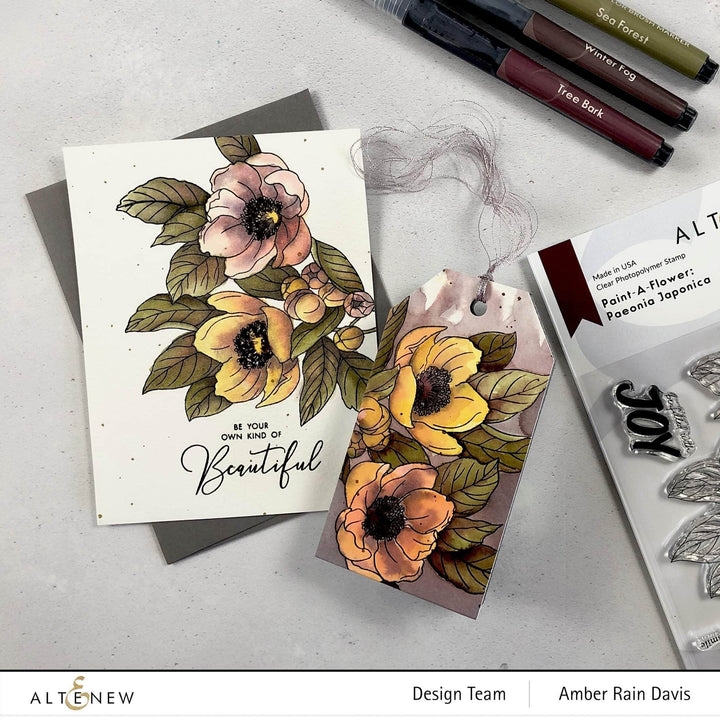 Altenew Liquid Watercolor Bundle Autumn Festival Liquid Watercolor - Brush Marker Refill Bundle