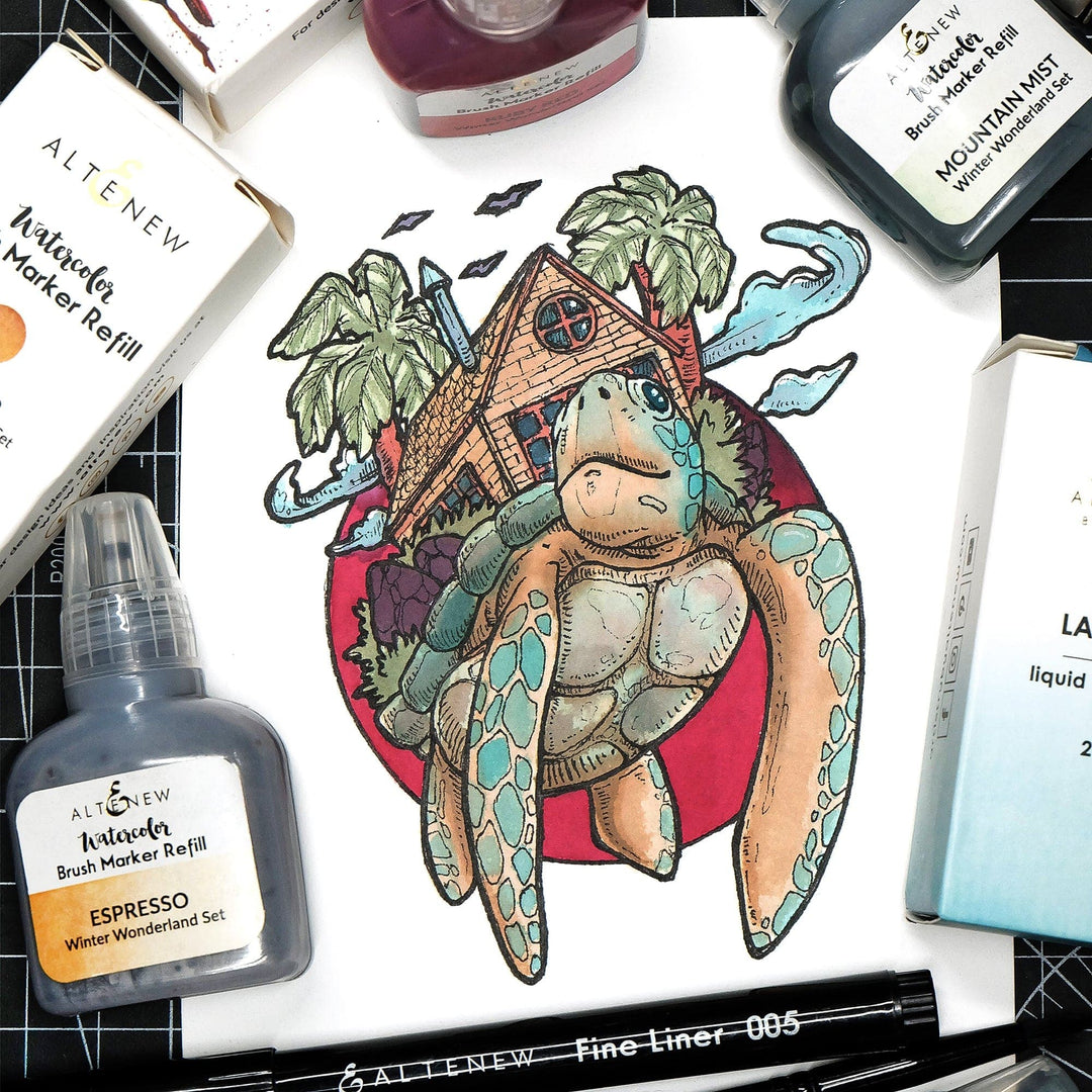 Lagoon Liquid Watercolor - Brush Marker Refill