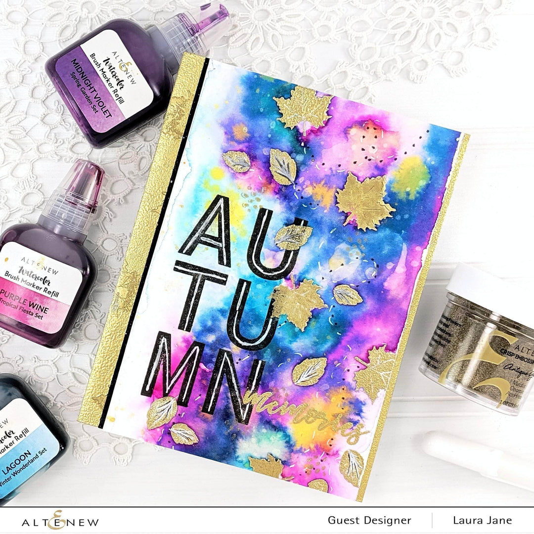 Be Creative Arts Crafts Liquid Watercolor Midnight Violet Liquid Watercolor - Brush Marker Refill