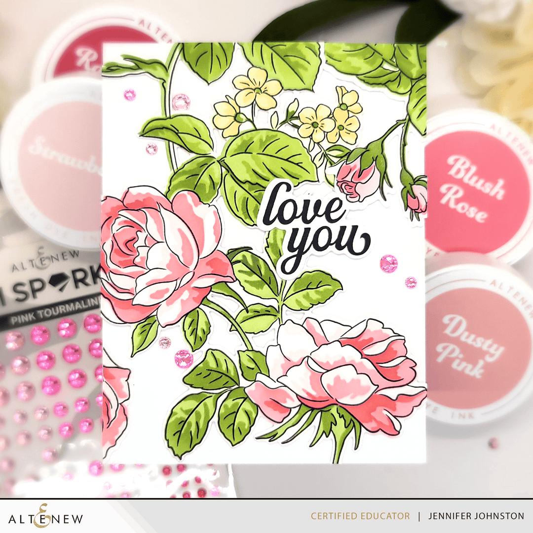 Blushberry Bliss Fresh Dye Ink Mini Cube & Re-inker Bundle