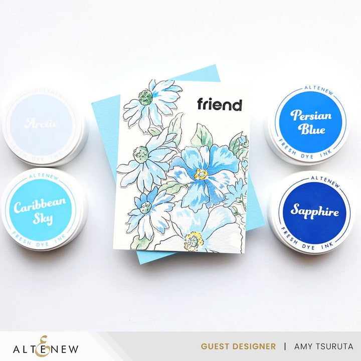 Kaleidoscope of Colors Fresh Dye Ink Mini Cube & Re-inker Bundle