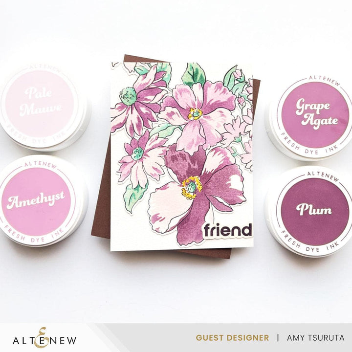 Sugarplums Fresh Dye Ink Mini Cube & Re-inker Bundle