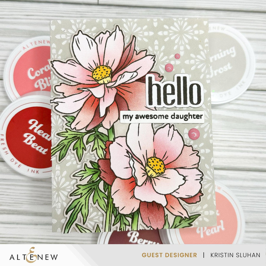 Tea Party Fresh Dye Ink Mini Cube & Re-inker Bundle