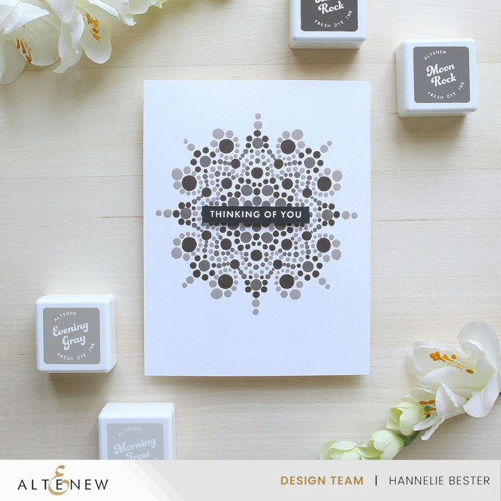 Warm Gray Fresh Dye Ink Mini Cube & Re-inker Bundle