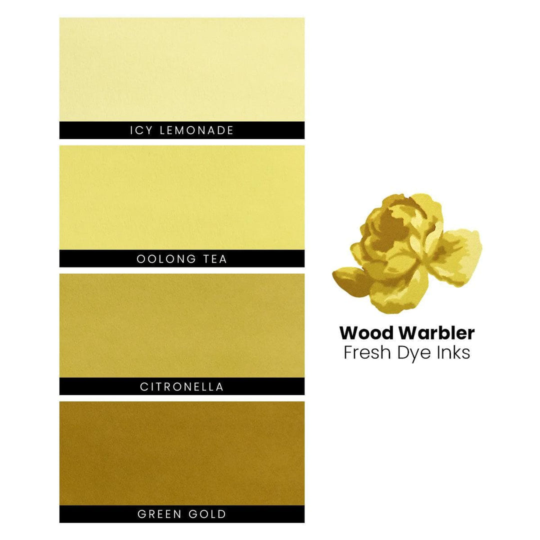 Wood Warbler Fresh Dye Ink Mini Cube & Re-inker Bundle