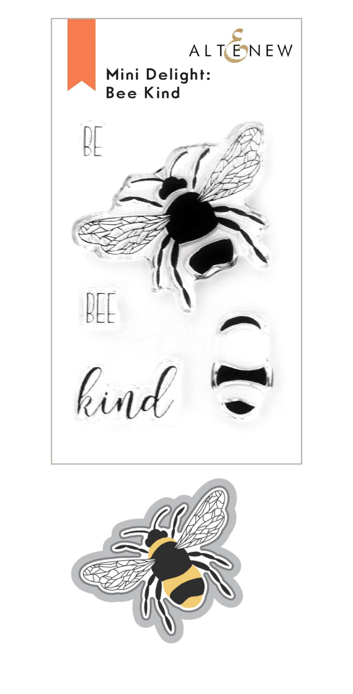 Altenew Mini Delight Mini Delight: Bee Kind Stamp & Die Set