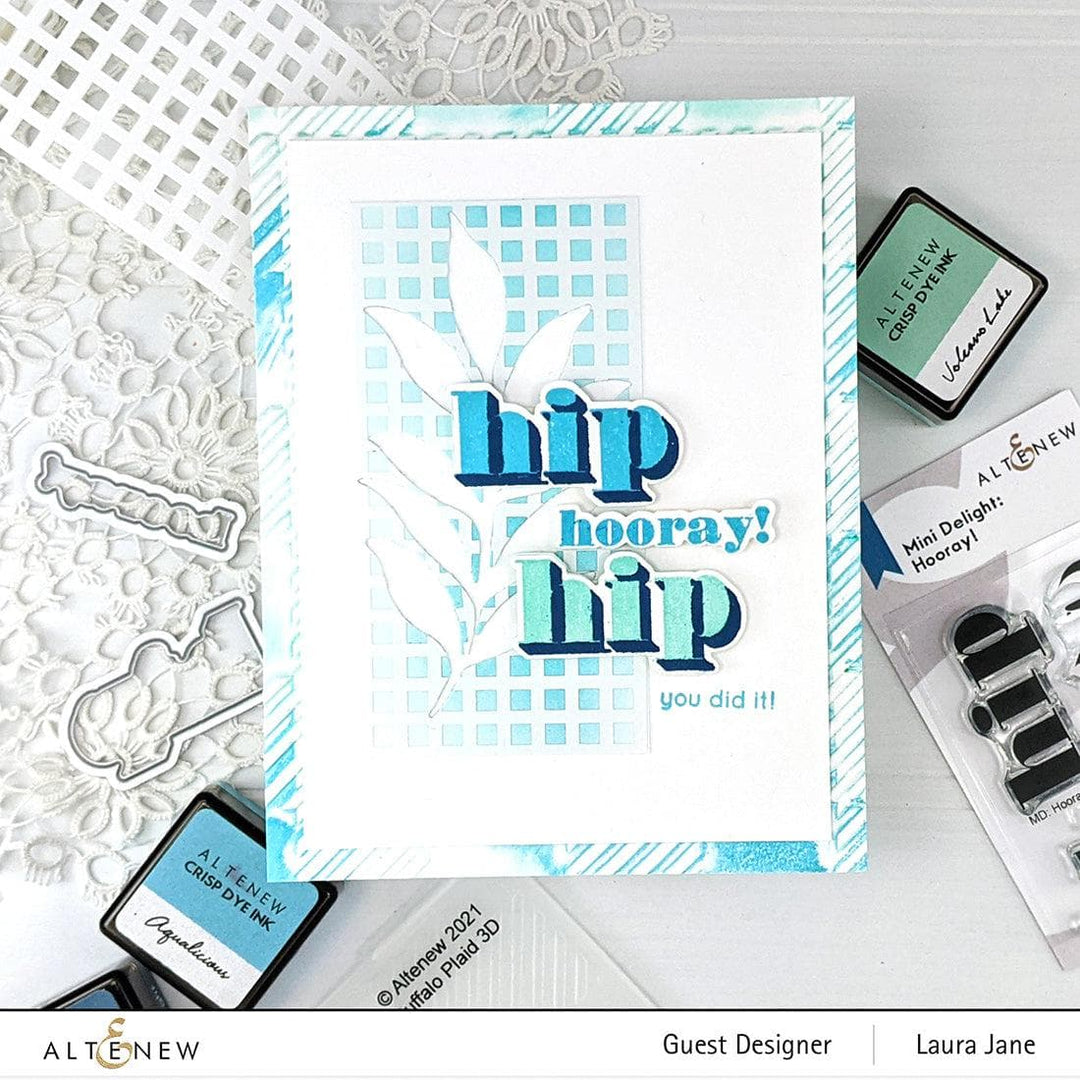 Altenew Mini Delight Mini Delight: Hooray! Stamp & Die Set