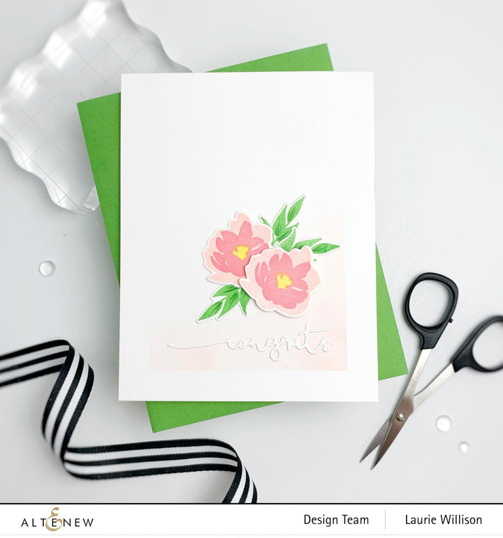 Altenew Mini Delight Mini Delight: Smile Blooms Stamp & Die Set