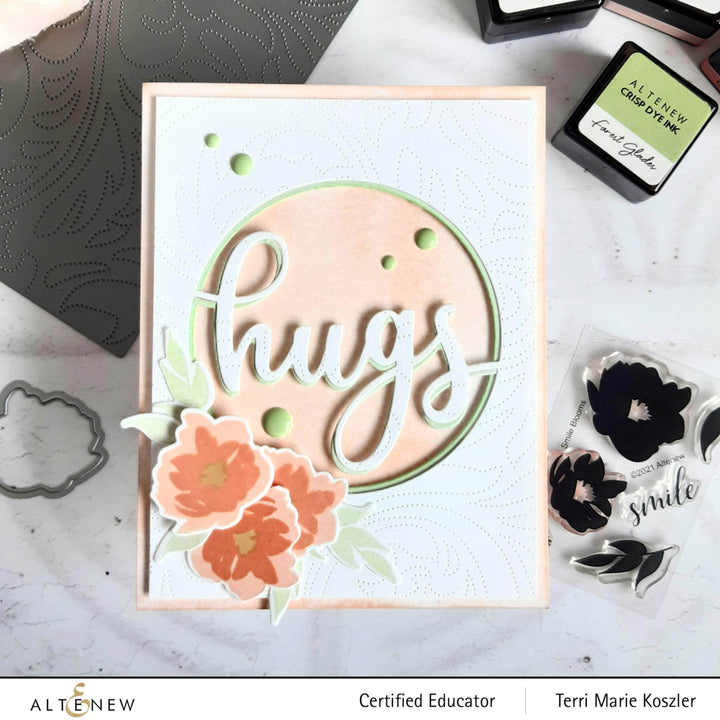 Altenew Mini Delight Mini Delight: Smile Blooms Stamp & Die Set
