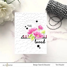 Altenew Mini Delight Mini Delight: Wildly Loved Stamp & Die Set