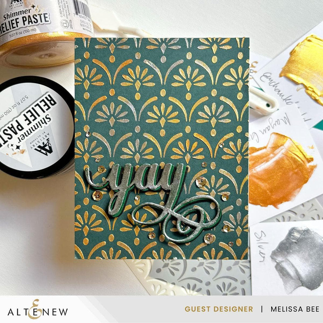 Gilded Elegance Shimmer Relief Paste Bundle